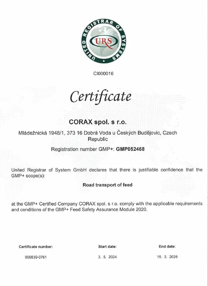 GMP certificate EN